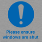 MV10488: Please ensure windows are shut