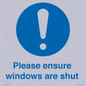 MV10488: Please ensure windows are shut