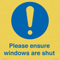 MV10488: Please ensure windows are shut