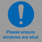 MV10488: Please ensure windows are shut