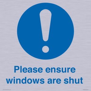 MV10488: Please ensure windows are shut
