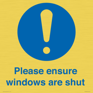 MV10488: Please ensure windows are shut