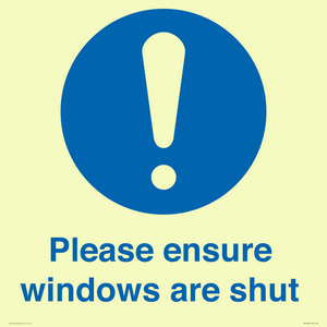 MV10488: Please ensure windows are shut