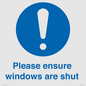 MV10488: Please ensure windows are shut
