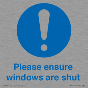 MV10488: Please ensure windows are shut