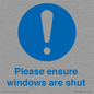MV10488: Please ensure windows are shut