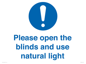 MV10490: Please open the blinds and use natural light