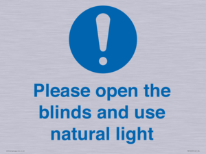MV10490: Please open the blinds and use natural light