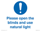 MV10490: Please open the blinds and use natural light