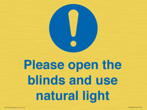 MV10490: Please open the blinds and use natural light