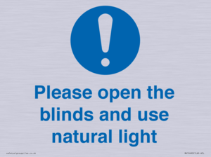 MV10490: Please open the blinds and use natural light