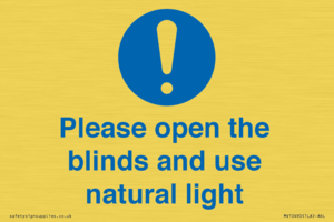 MV10490: Please open the blinds and use natural light