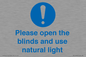 MV10490: Please open the blinds and use natural light