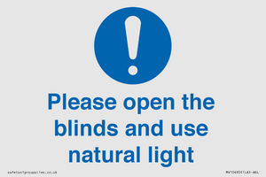 MV10490: Please open the blinds and use natural light