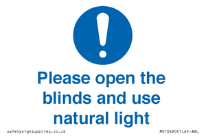 MV10490: Please open the blinds and use natural light