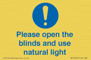 MV10490: Please open the blinds and use natural light