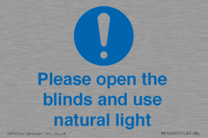 MV10490: Please open the blinds and use natural light
