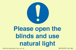 MV10490: Please open the blinds and use natural light