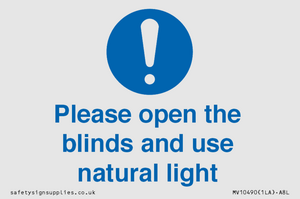 MV10490: Please open the blinds and use natural light