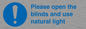 MV10490: Please open the blinds and use natural light