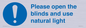MV10490: Please open the blinds and use natural light