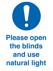 MV10490: Please open the blinds and use natural light