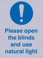 MV10490: Please open the blinds and use natural light