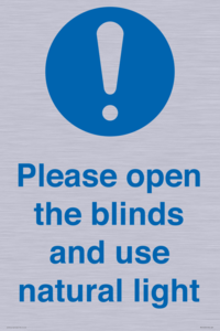 MV10490: Please open the blinds and use natural light
