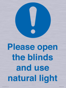 MV10490: Please open the blinds and use natural light
