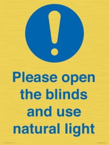 MV10490: Please open the blinds and use natural light