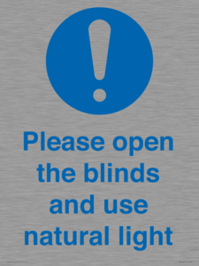 MV10490: Please open the blinds and use natural light