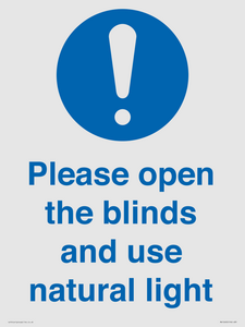 MV10490: Please open the blinds and use natural light