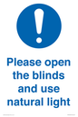 MV10490: Please open the blinds and use natural light