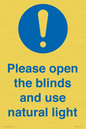 MV10490: Please open the blinds and use natural light
