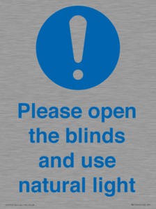 MV10490: Please open the blinds and use natural light