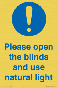MV10490: Please open the blinds and use natural light