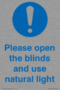 MV10490: Please open the blinds and use natural light