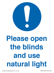 MV10490: Please open the blinds and use natural light