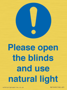 MV10490: Please open the blinds and use natural light