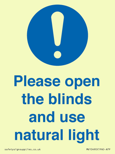 MV10490: Please open the blinds and use natural light