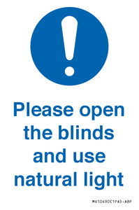 MV10490: Please open the blinds and use natural light