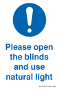 MV10490: Please open the blinds and use natural light