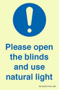 MV10490: Please open the blinds and use natural light