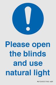 MV10490: Please open the blinds and use natural light