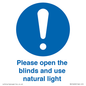 MV10490: Please open the blinds and use natural light