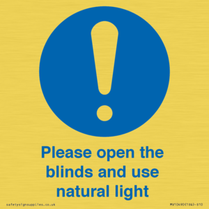 MV10490: Please open the blinds and use natural light
