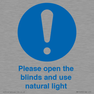 MV10490: Please open the blinds and use natural light