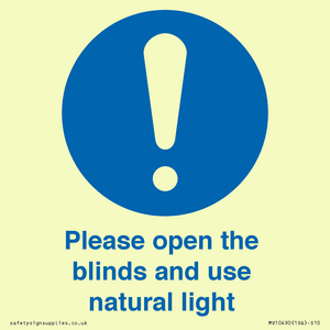 MV10490: Please open the blinds and use natural light