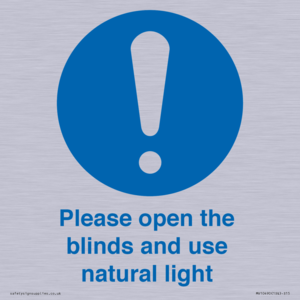 MV10490: Please open the blinds and use natural light
