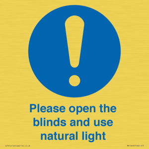 MV10490: Please open the blinds and use natural light